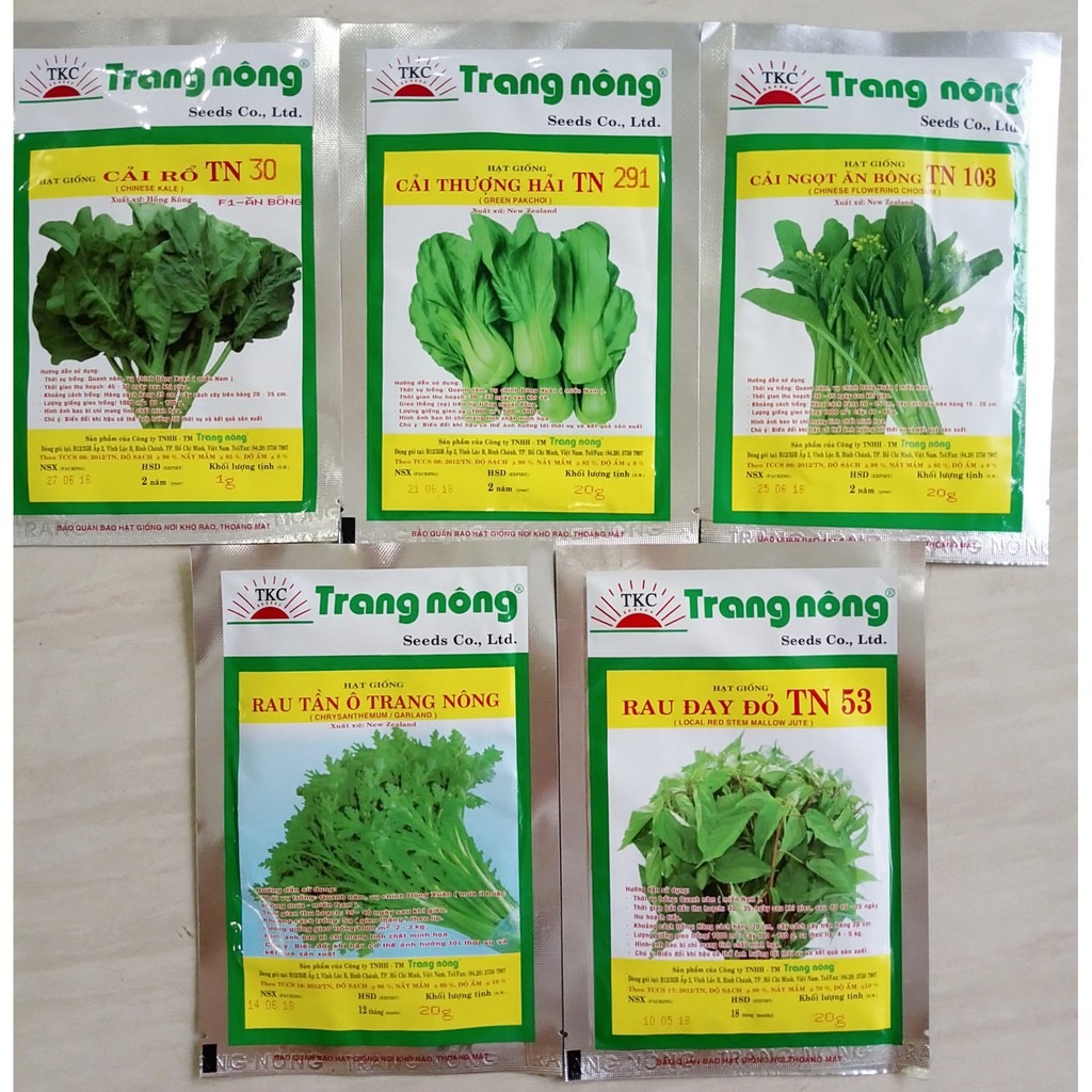Hạt Giống Rau Càng Cua (Vietnamese Crab Claw Vegetable Seeds) – Buy 2 Get 1 Free