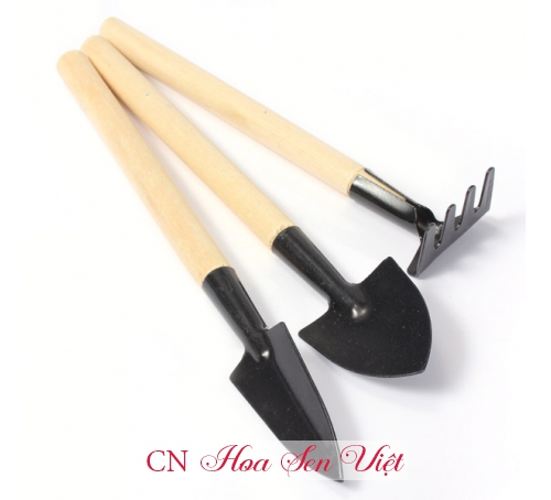 Bộ 3 Cuốc, xẻng và đinh ba