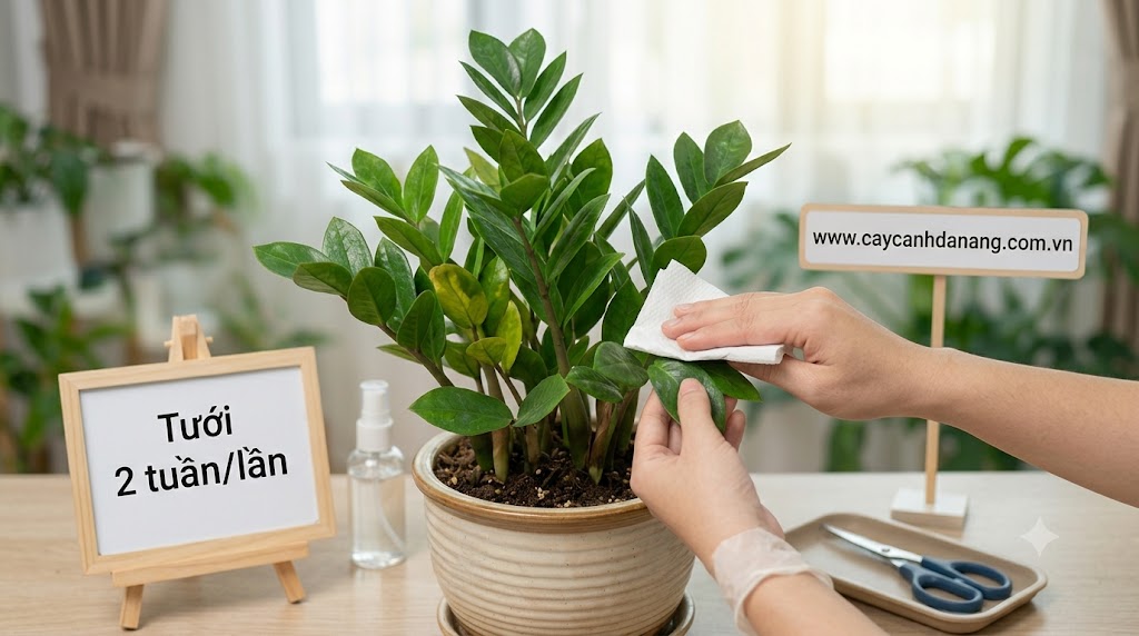 Cây Kim Tiền Bị Vàng Lá