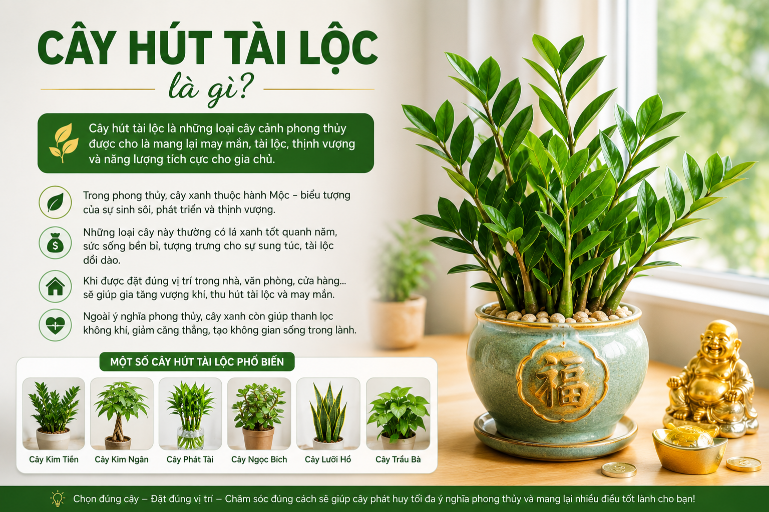 Cây hút tài lộc là gì
