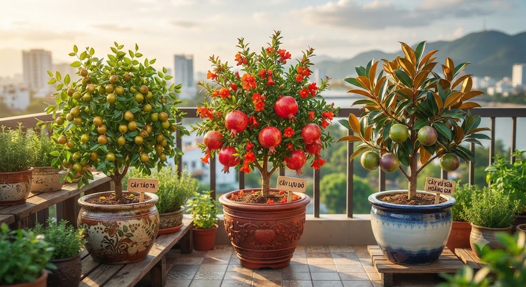 Cây Táo Ta, Cây Lựu Đỏ Và Cây Vú Sữa Hoàng Gia