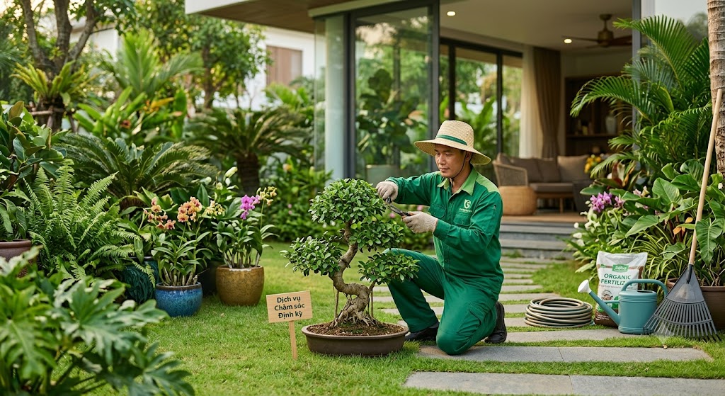 Dịch Vụ Chăm Sóc Cây Cảnh định Kỳ