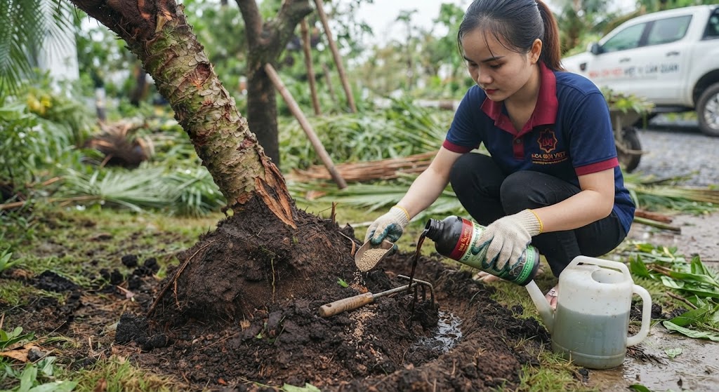 Kích Rễ Và Bồi Bổ Dinh Dưỡng đúng Cách Cho Cây Phục Hồi