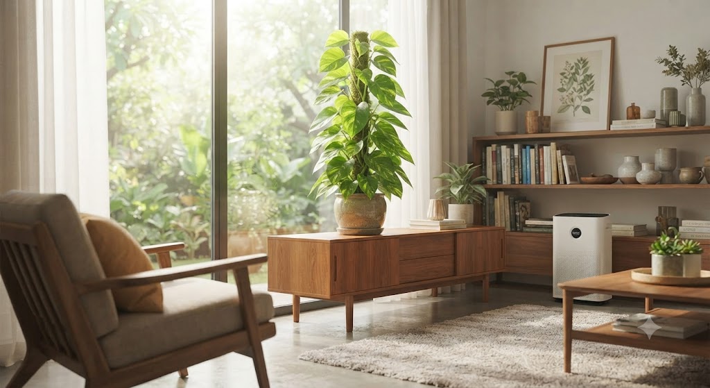 Lý Do Chọn Trầu Bà Leo Cột Cho Không Gian Của Bạn