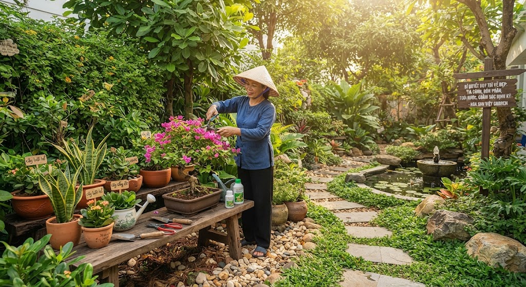 Bí Quyết Duy Trì Vẻ đẹp Cho Sân Vườn