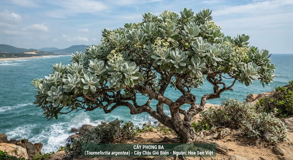 Cây Phong Ba (tournefortia Argentea)