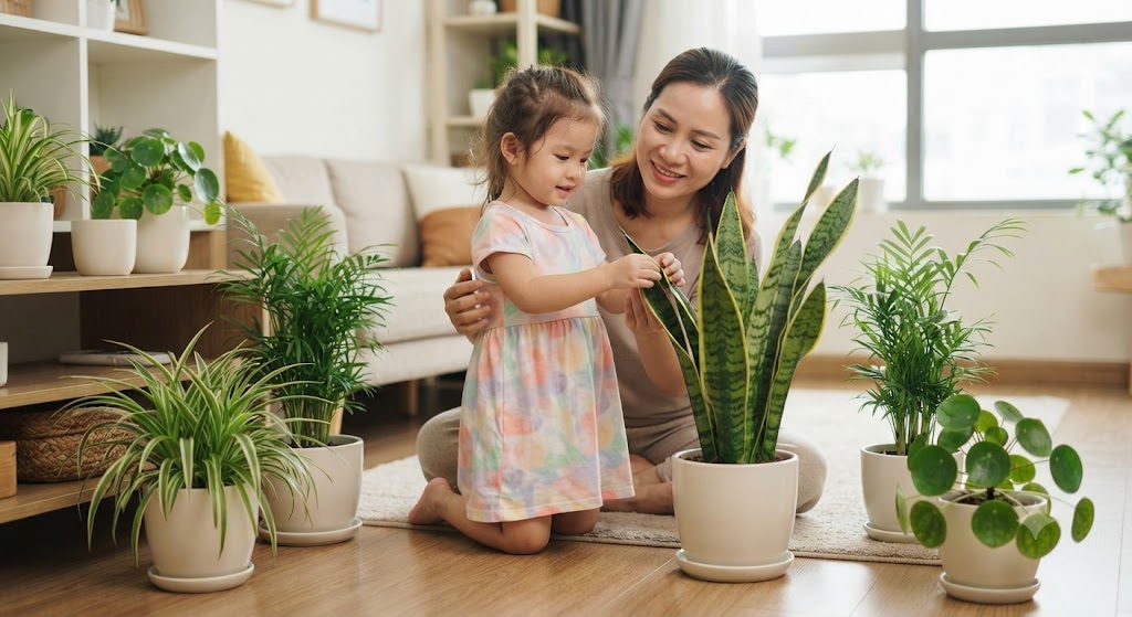 Cây Cảnh Cho Nhà Có Trẻ Nhỏ