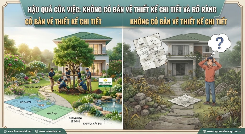 Không Có Bản Vẽ Thiết Kế Chi Tiết Và Rõ Ràng