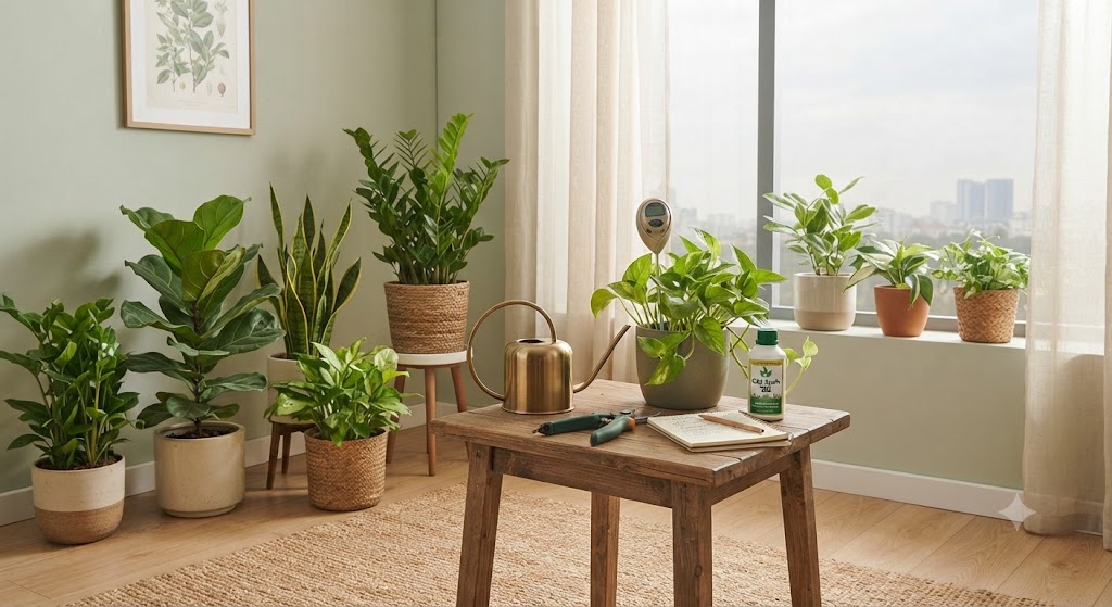 Lưu ý để Giữ Cây Luôn Xanh Tốt Trong Căn Hộ