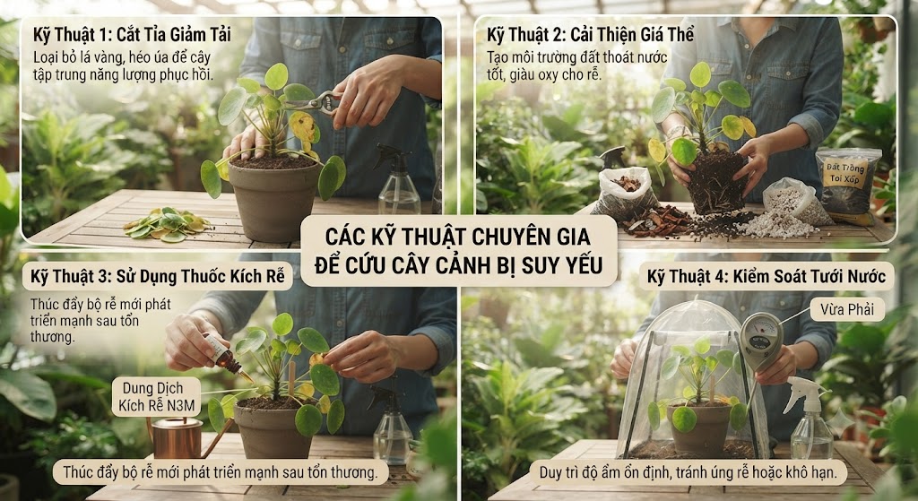 Những Kỹ Thuật Chuyên Gia áp Dụng để Cứu Cây