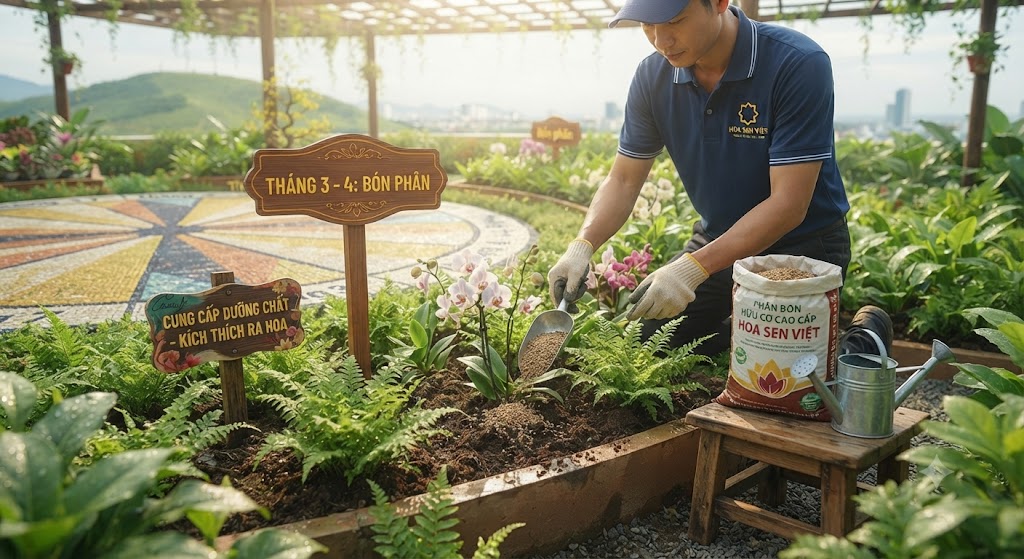 Tháng 3 – Tháng 4 Bón Phân Và Cung Cấp Dưỡng Chất