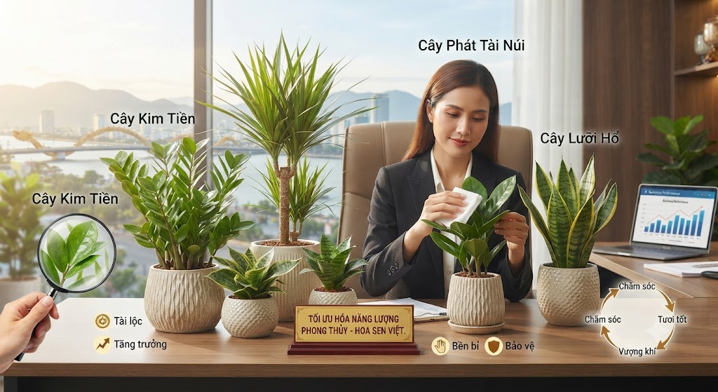 Tối ưu Hóa Năng Lượng Từ Các Loại Cây Phong Thủy Cho Người Làm Kinh Doanh