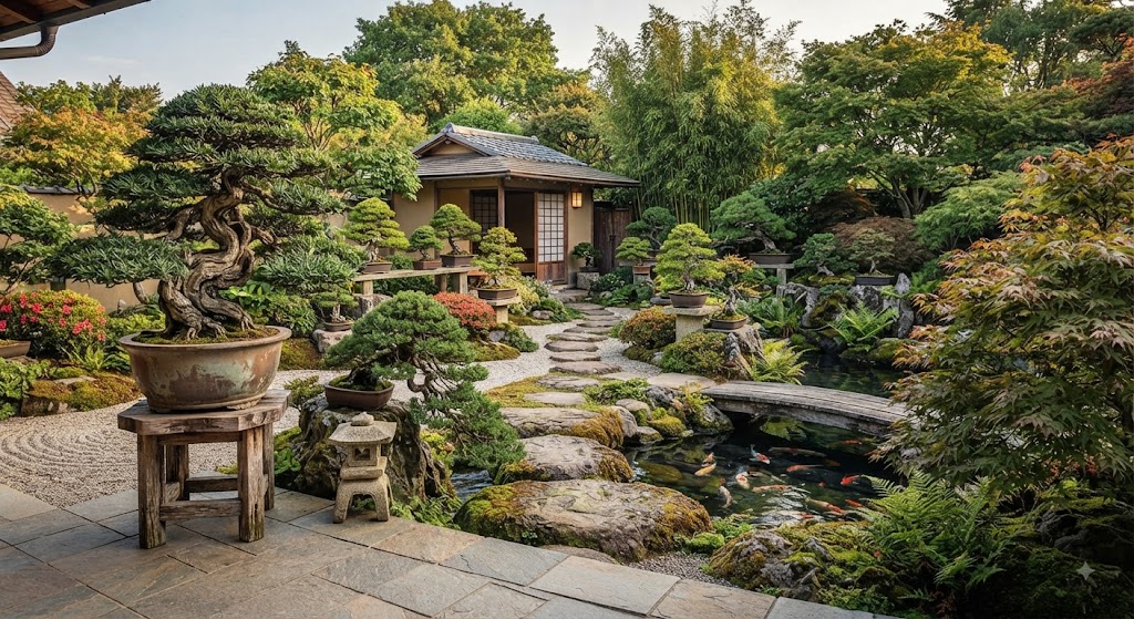 Ứng Dụng Nghệ Thuật Bonsai Trong Cảnh Quan Sân Vườn