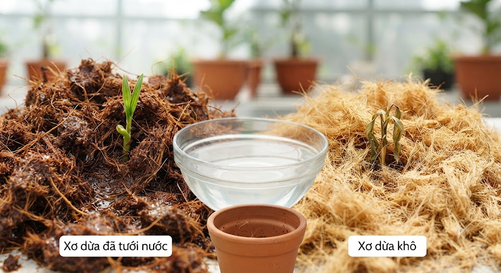 Xơ Dừa – Nguyên Liệu Giữ ẩm Tuyệt Vời