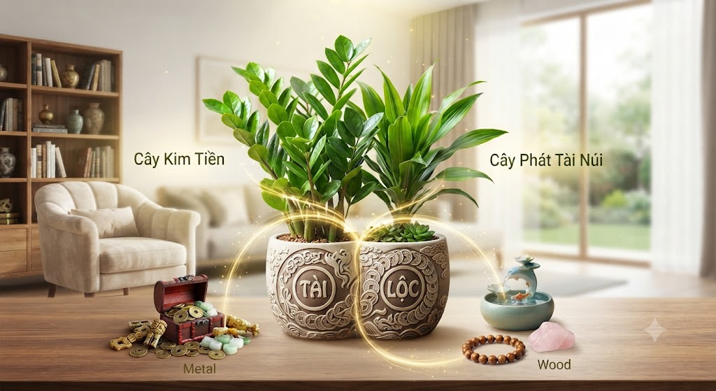 Ý Nghĩa Phong Thủy Sâu Sắc Của Cây Hút Tài Lộc