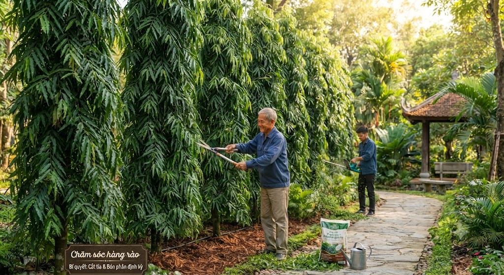 Bí Quyết Chăm Sóc Cây Trồng Hàng Rào Luôn Xanh Tốt