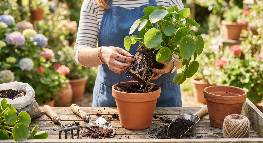 Cách Thay Chậu Cho Cây Cảnh Mà Không Làm Đứt Rễ