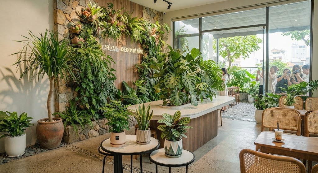 Cây Xanh Cho Quán Café Đà Nẵng