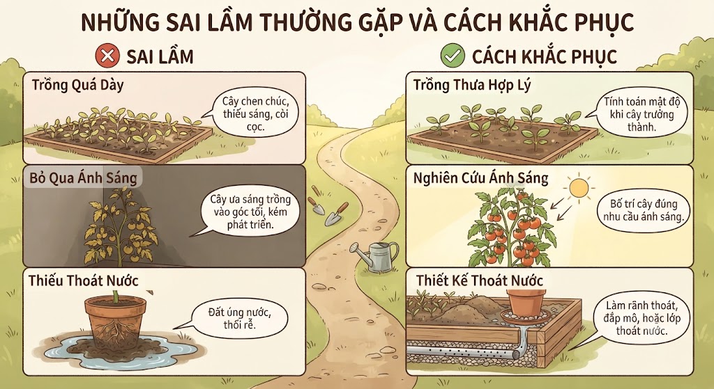 Những Sai Lầm Thường Gặp Và Cách Khắc Phục