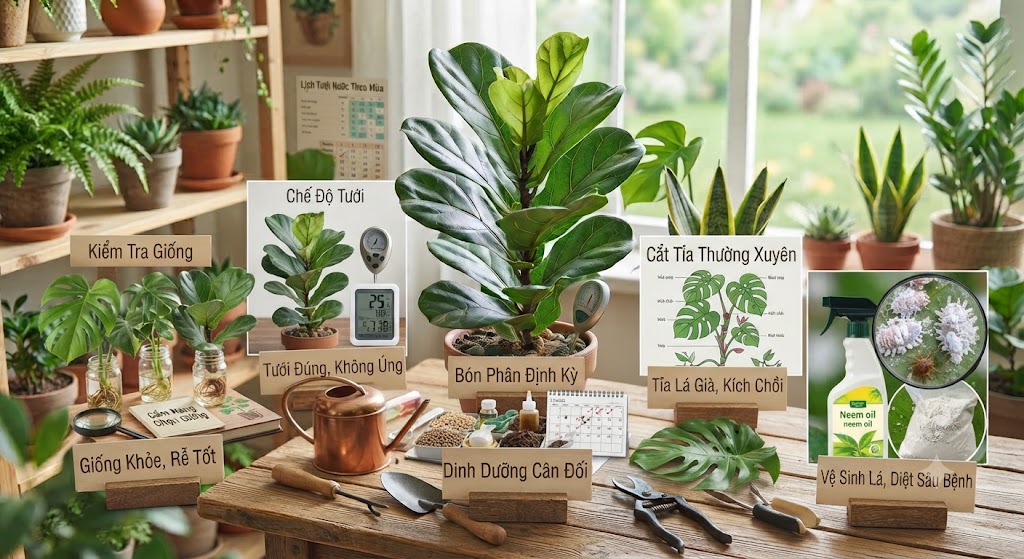 Bí Quyết Phòng Ngừa Giúp Cây Cảnh Luôn Xanh Tươi, Ra Lá Đều